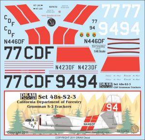 S2A Tracker (CDF fire bombers) 48-S2-3