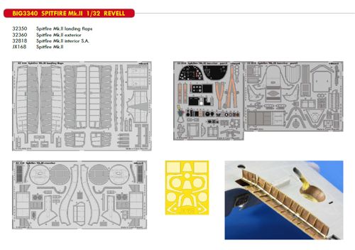 Detailset Supermarine Spirfire MKII (Revell) BIG3340