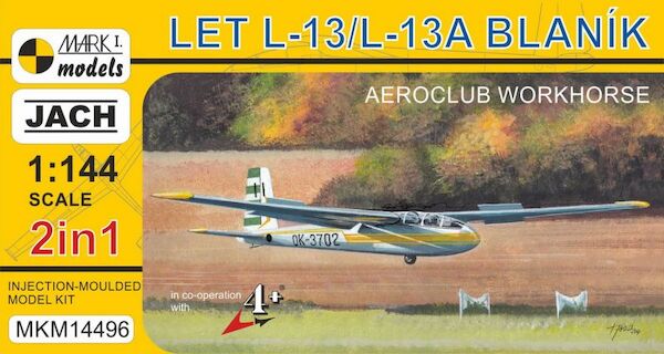 L-13 Blaník 'Aeroclub Workhorse' (2in1 = 2 kits in 1 box) (Czechoslovakia/Czech Republic, U.S.A., U.K., Austria, Hungary) MKM14496