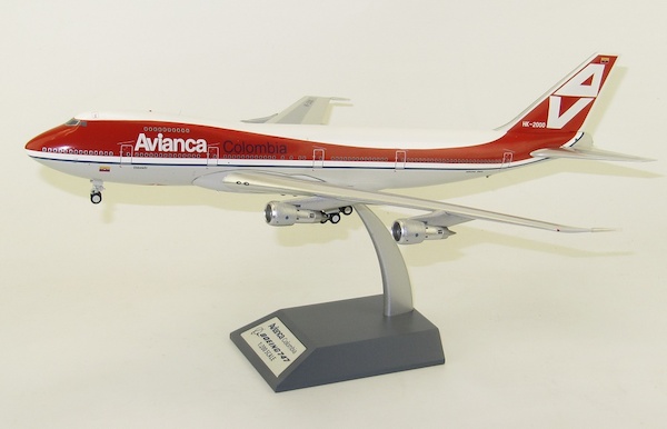 B747-100 (Avianca) HK-2000 With Stand IF741AV001