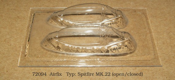 Canopy Spitfire Mk.22 (Airfix) rt72094