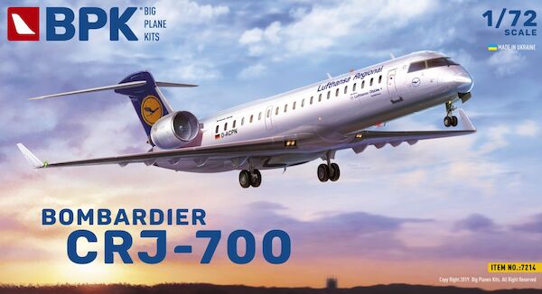 BPK 14407 1:144 scale model kit Bombardier CRJ-700 Lufthansa Regional company 