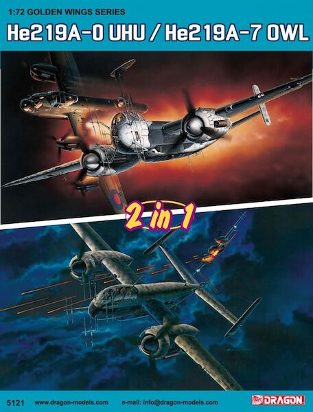 Heinkel He219A-0 Uhu / He219A-7 Owl (2 in 1) 5121