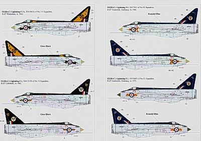 EE Lightning F1A/F2 x72088