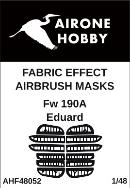 Fabric Effect Airbrush Masks Focke Wulf FW190A (Eduard)  AHF48052