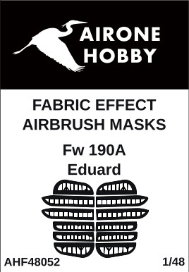 Fabric Effect Airbrush Masks Focke Wulf FW190A (Eduard) AHF48052