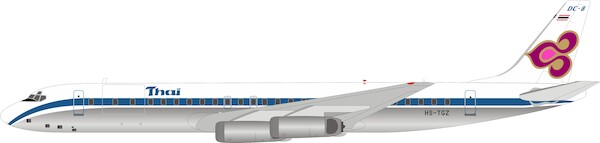 Douglas DC8-62CF Thai Airways International HS-TGZ With Stand IF862TG0720