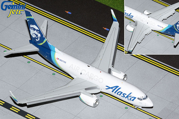 Boeing 737-700BDSF Alaska Air Cargo N627AS flaps down G2ASA1019F