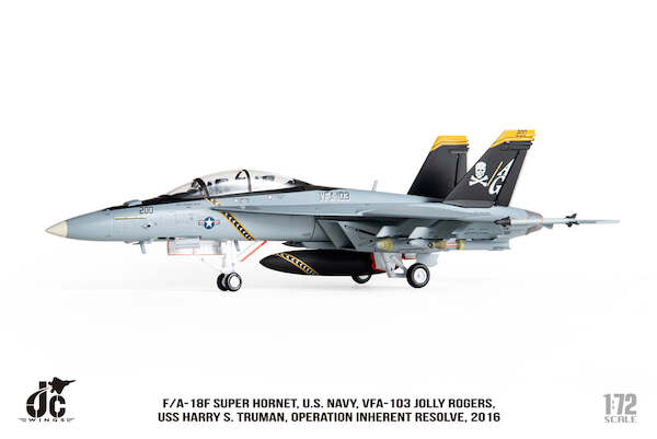 F/A18E Super Hornet US Navy, VFA-103 Jolly Rogers, Operation Inherent Resolve, 2016 JCW-72-F18-013