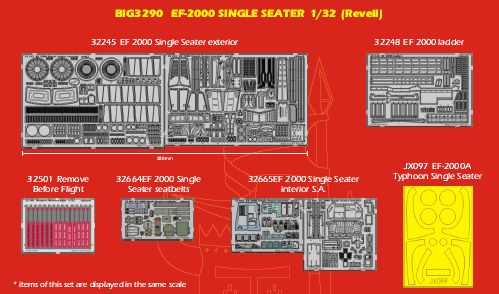 Detailset EF2000 Typhoon Single Seater (Revell) BIG3290