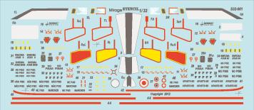 Mirage Stencils AZTd32001