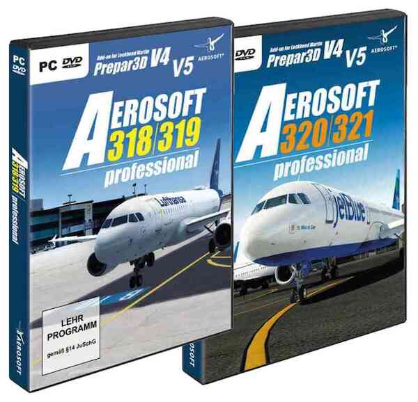 Aerosoft A320 Family professional Bundle (download version) Now including Paint kit.  AS14397