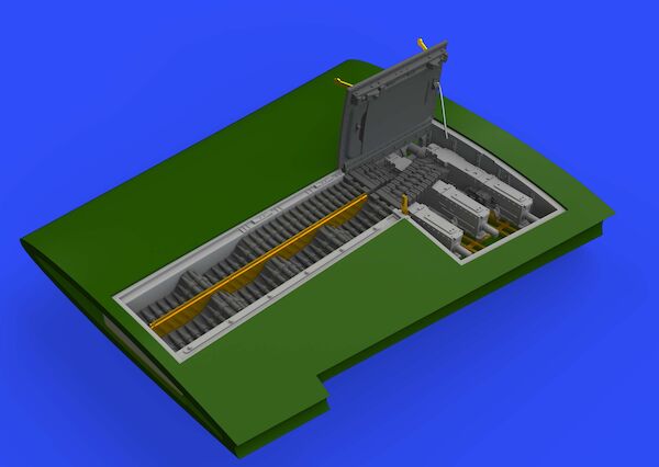 P51D Mustang Gun bays (Airfix) E648397