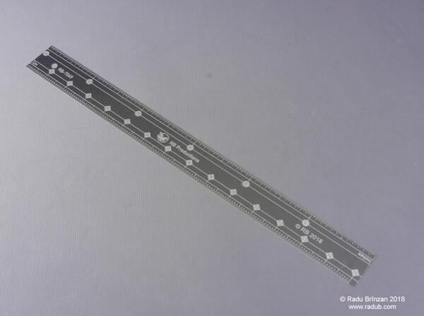 Scribing Ruler 15cm/6 inch RB-T049