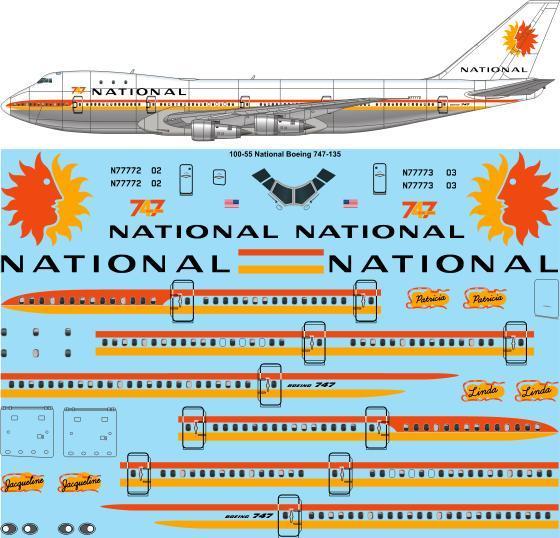 Boeing 747-151 (National) 100-55