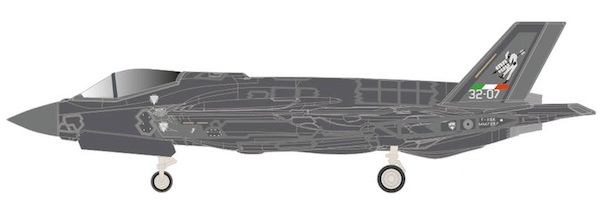 F35A Lightning II Italian Air Force, 32? Stormo (Wing), 100th Anniversary 13? Grupo, Amendola Air Base – MM7357 / 32-07 571371
