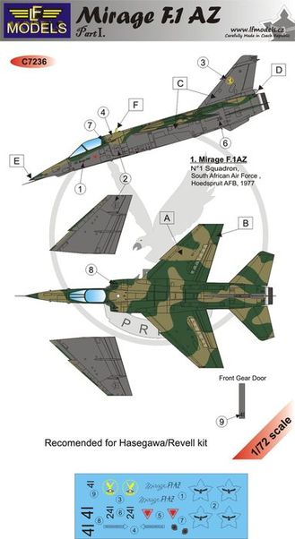 Mirage F1AZ Part 1 (No1sq SAAF) c7236