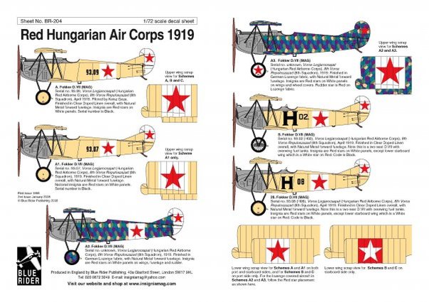 Red Hungarian Air Corps 1919 BR204