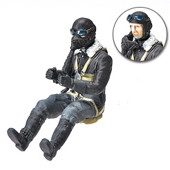 Dornier Do335A-0 Pfeil Forward facing Pilot figure sws10-F01