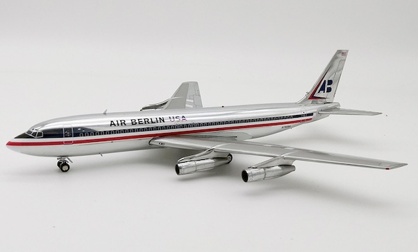 B707-100 (Air Berlin USA / American Airlines) N7509A Polished With Stand IF701AB001P