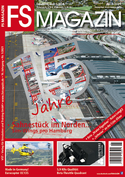 FS Magazin: Fachzeitschrift für Flugsimulation nr. 1/2021 Dezember/Januar 2021 419704850650501
