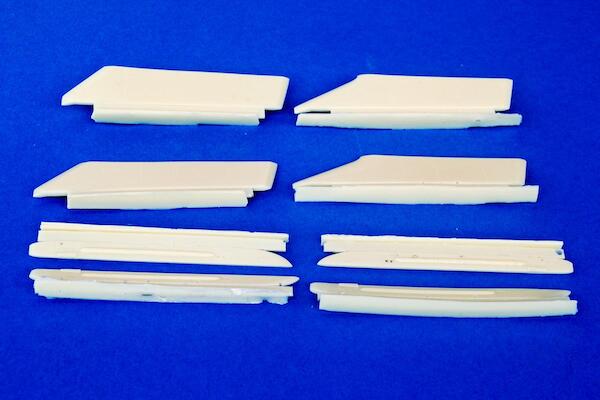 MiG25BM external store pylons and launchers (4 pcs ea) (Revell) FFM48015