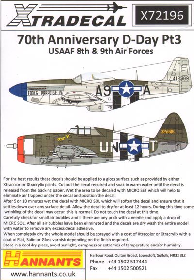 D-Day 70th Anniversary June 1944 Pt 3, US Army 8th and 9th Air Forces X72196