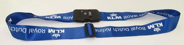 Luggage strap with TSA lock - KLM Royal Dutch Airlines LUG-KLM