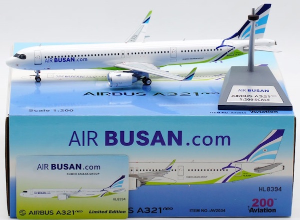 Airbus A321neo Air Busan HL8394 With Stand AV2034