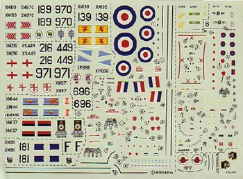 Lightning F MK1/1a/3, T MK4, T MK5, ,Harrier GR3 (RAF) SETNO78