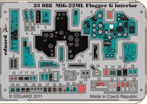 Detailset Mikoyan MiG23ML Flogger G Interior Self adhesive (Trumpeter) E33-088