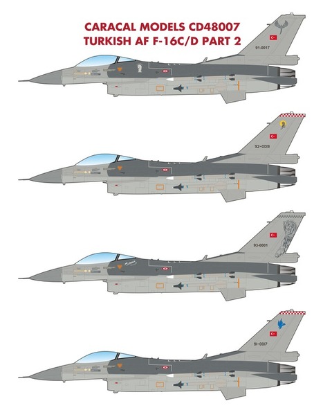Turkish Air Force F-16C/D Part 2 CD48007