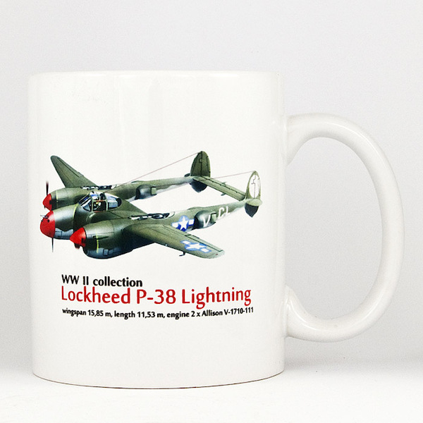 Mug Lockheed p38 Lightning HLC23
