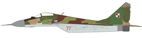 MIG29A Fulcrum No. 77, 1st Fighter Aviation Regiment, Polish Air Force, 1996 HA6512