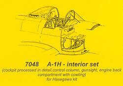 A1H Skyraider Interior detail set (Hasegawa) CMKA7048