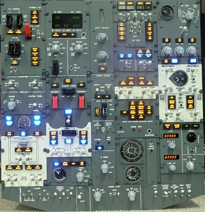 B737 Forward Overhead fully assembled. 2M26