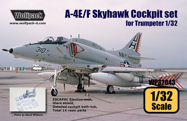A4E/F Skyhawk Cockpitset set for (Trumpeter) WP32043