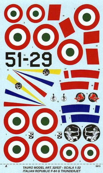 F84G Thunderjet (Italian AF) 32-537