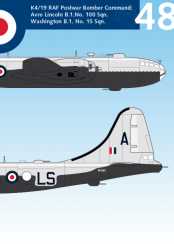 RAF Postwar Bomber Command (Lincoln B1, Washington B1 No15sq) K4-19