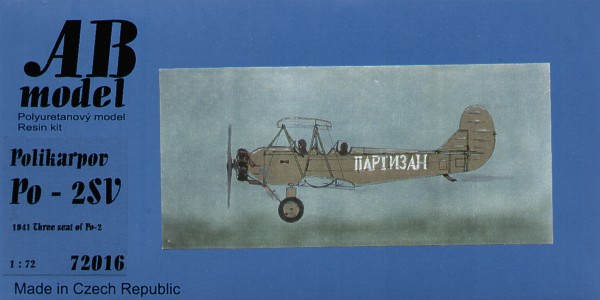 Polikarpov Po2VS threeseater 72016