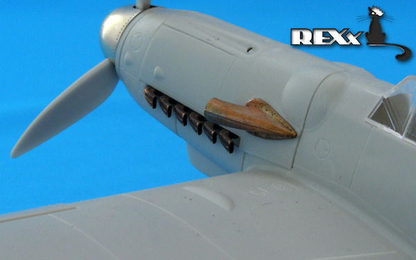 Messerschmitt BF109G/K Exhaust (Universal) 48.008