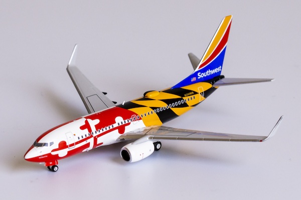 Boeing 737-700 Southwest Airlines Maryland One livery with Heart One tail 77007