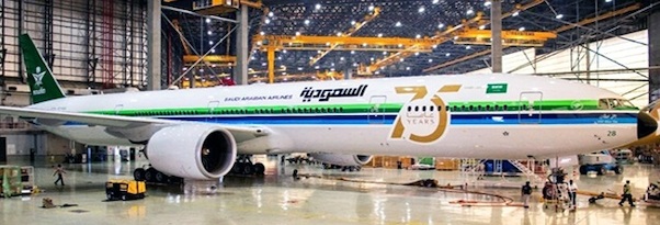 Boeing 777-300ER Saudi Arabian Airlines HZ-AK28