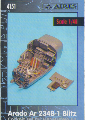 Arado AR234B-1 Blitz Cockpit set (Hasegawa) 4151