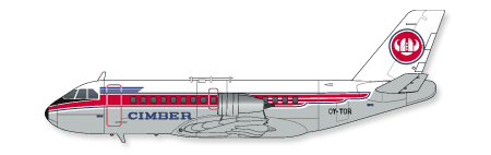 Fokker VFW614 (Cimber) FR14046