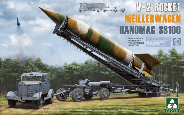 V2 Rocket with Meilerwagen and Hanomag SS100 2030