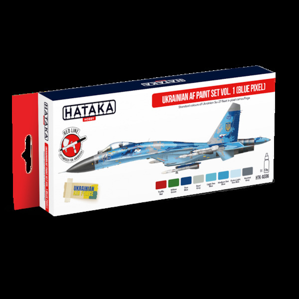 Ukrainian AF Paint set Vol1 (8 colours) HTK-AS306