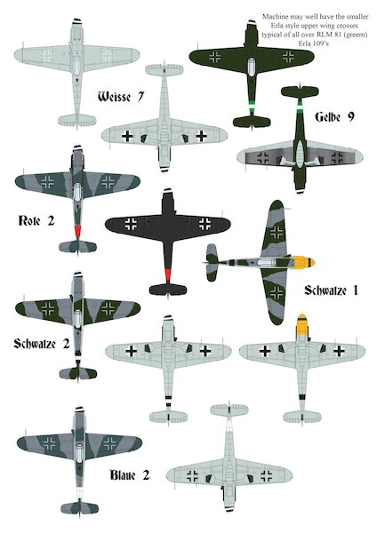 Late War Bf109's 72D029