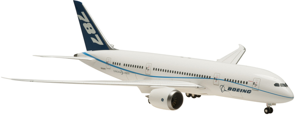 B787 (Boeing Test Flight) WITH GEAR, NO STAND INCLUDED HG5361