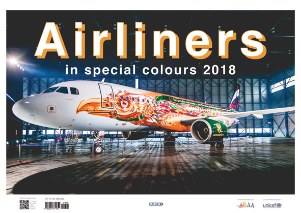 Airliners in Special Colours 2018 Calender 9789256716781